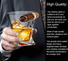 Cigar Whiskey Glass - Twist & Rounded Whiskey Glass 2 Pk