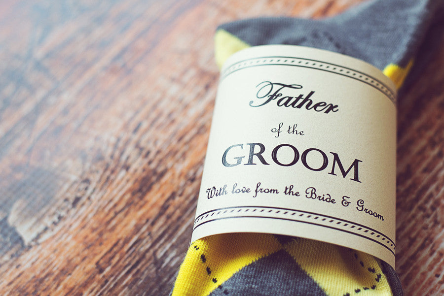 Father Socks Labels